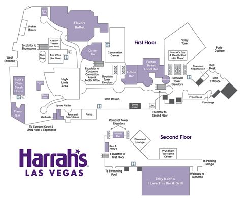  harrah s casino floor map